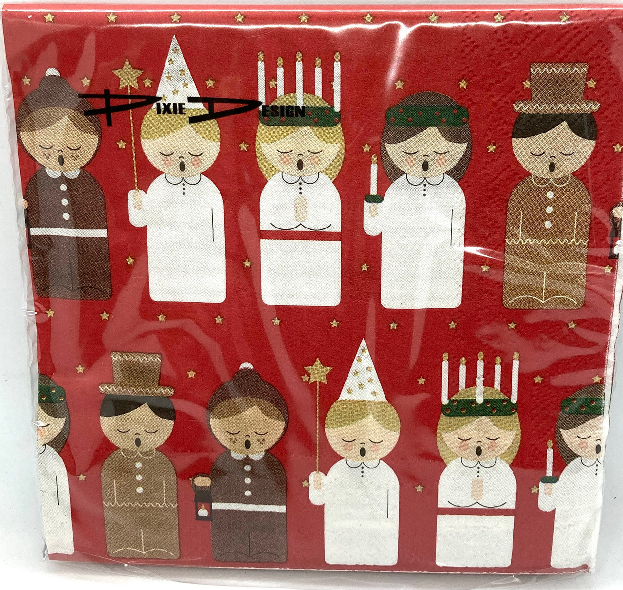 Red Lucia Napkins in the hizzy!