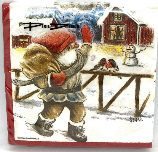 Tomte Waving to a Snowman.  That's what it's all about, you know? 