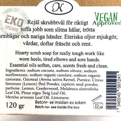 Klockargårdens Lemonie Scrub Naturtvål Soap