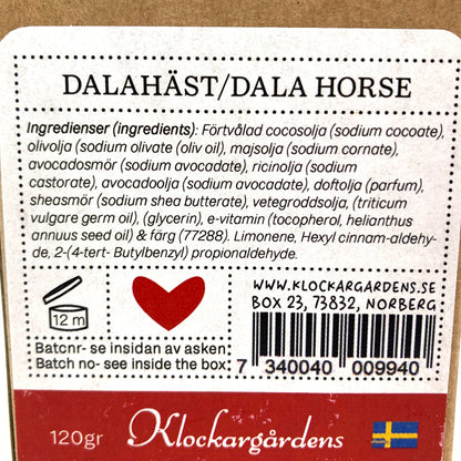 Klockargårdens Dala Horse Naturtvål Soap