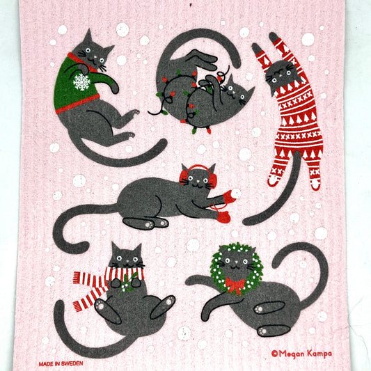 Pink Swedish Dishcloth