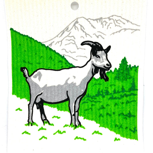 Mountain Goat Swedish Dishcloth