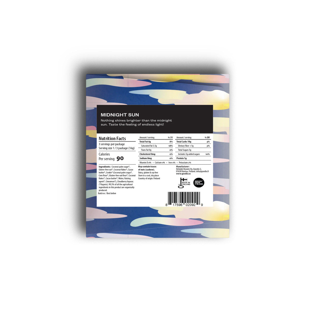 Goodio Chocolate "Midnight Sun"