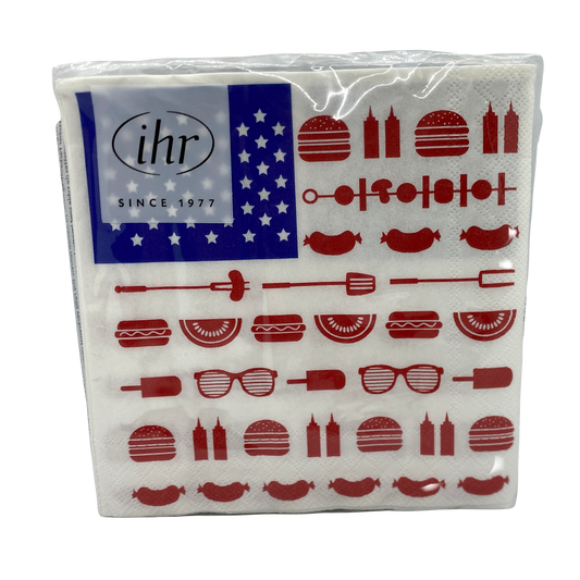 Stars & Stripes Cookout Cocktail Napkins
