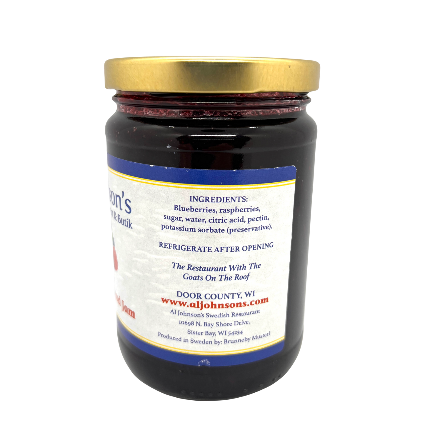 Al Johnson's Swedish Queen's Blend Jam