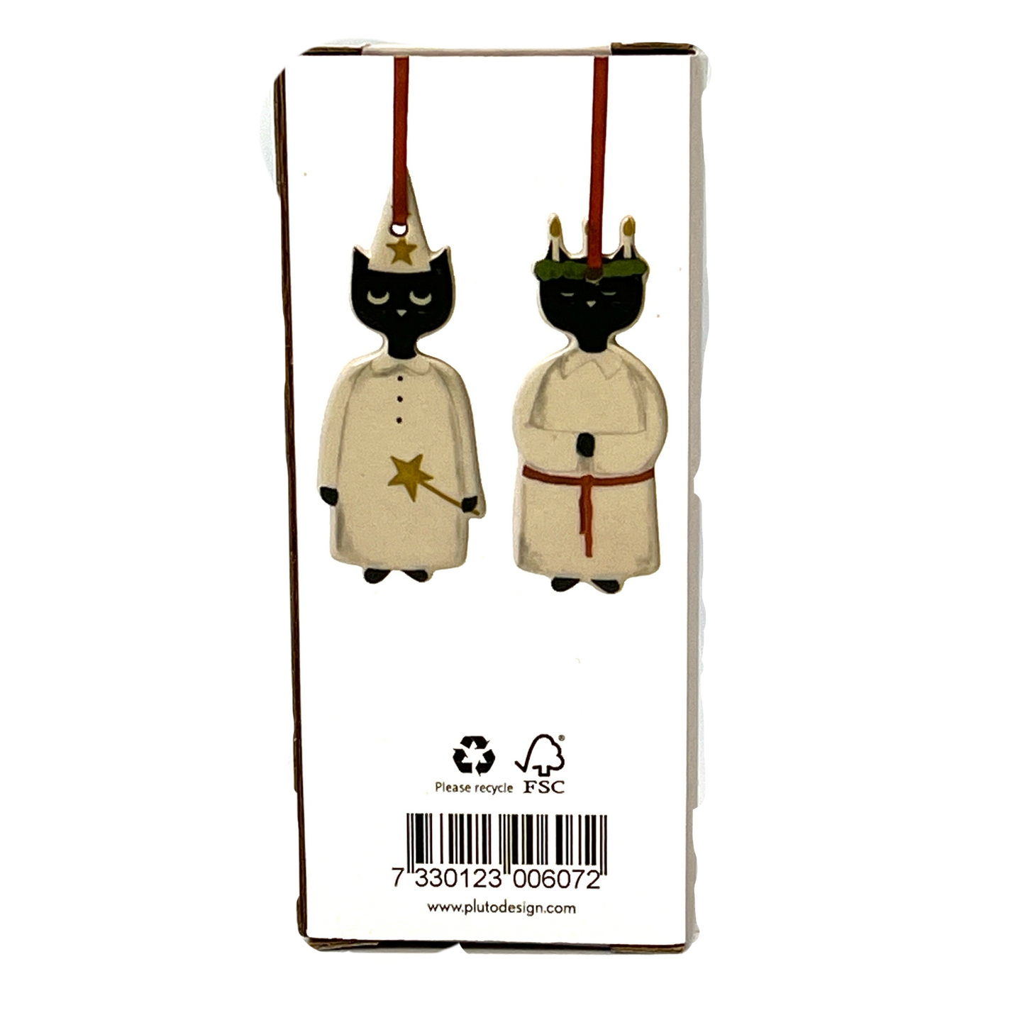Lucia Christmas Cats Ornaments