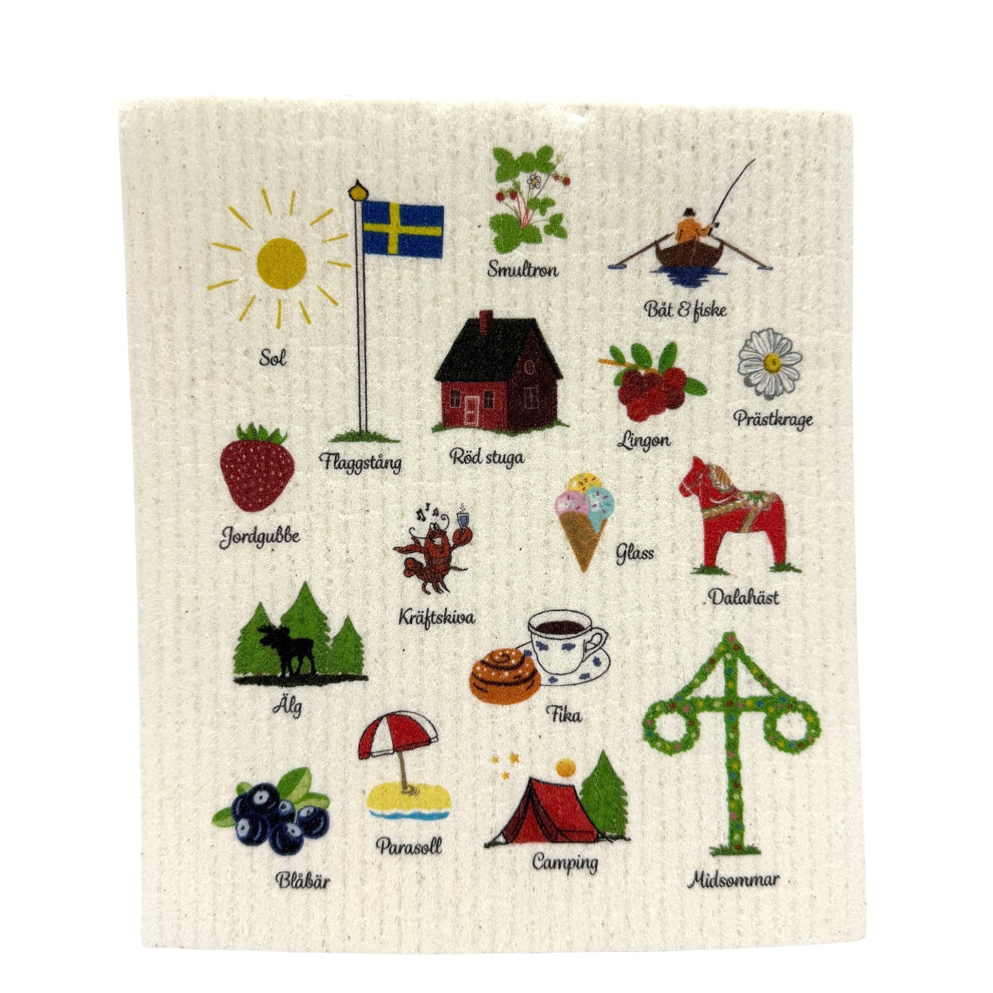Swedish Summer Swedish Dishcloth