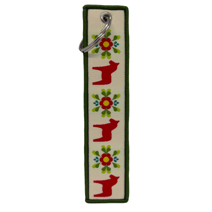 Dala Horse Keychain