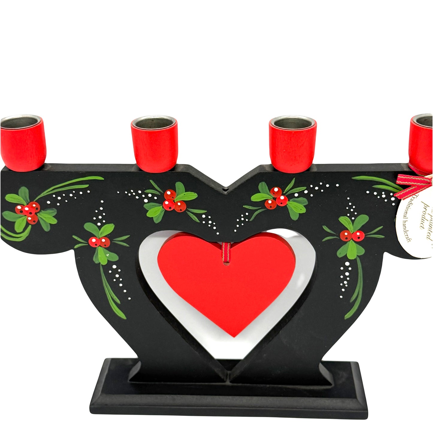 Lingonberry Heart Candelabra