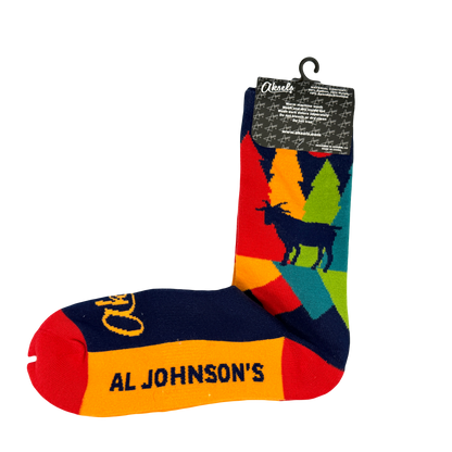 Al Johnson's Goat in the Forest Socks