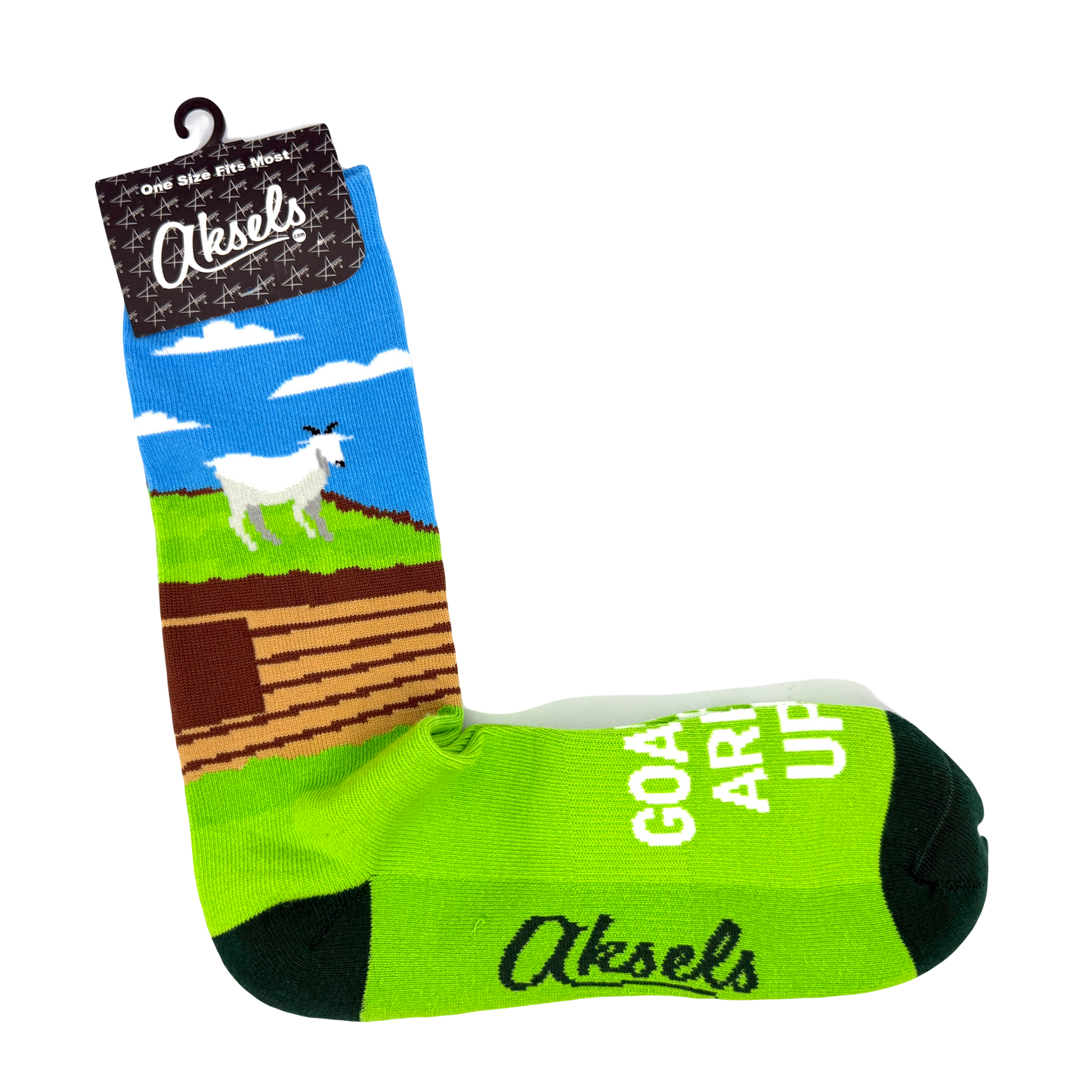 Al Johnson's Goat on the Roof Socks