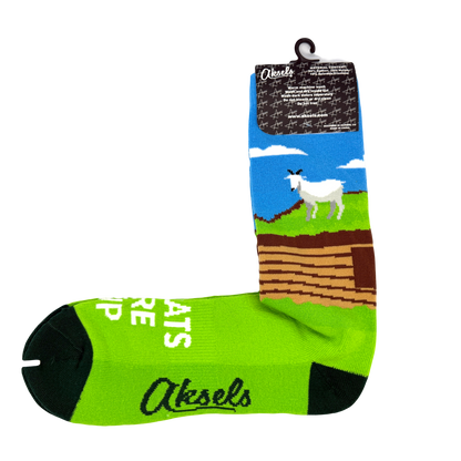 Al Johnson's Goat on the Roof Socks