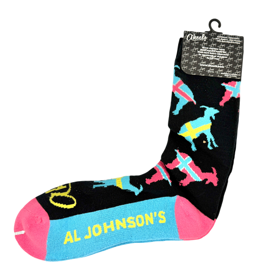 Al Johnson's Goat Flag Socks