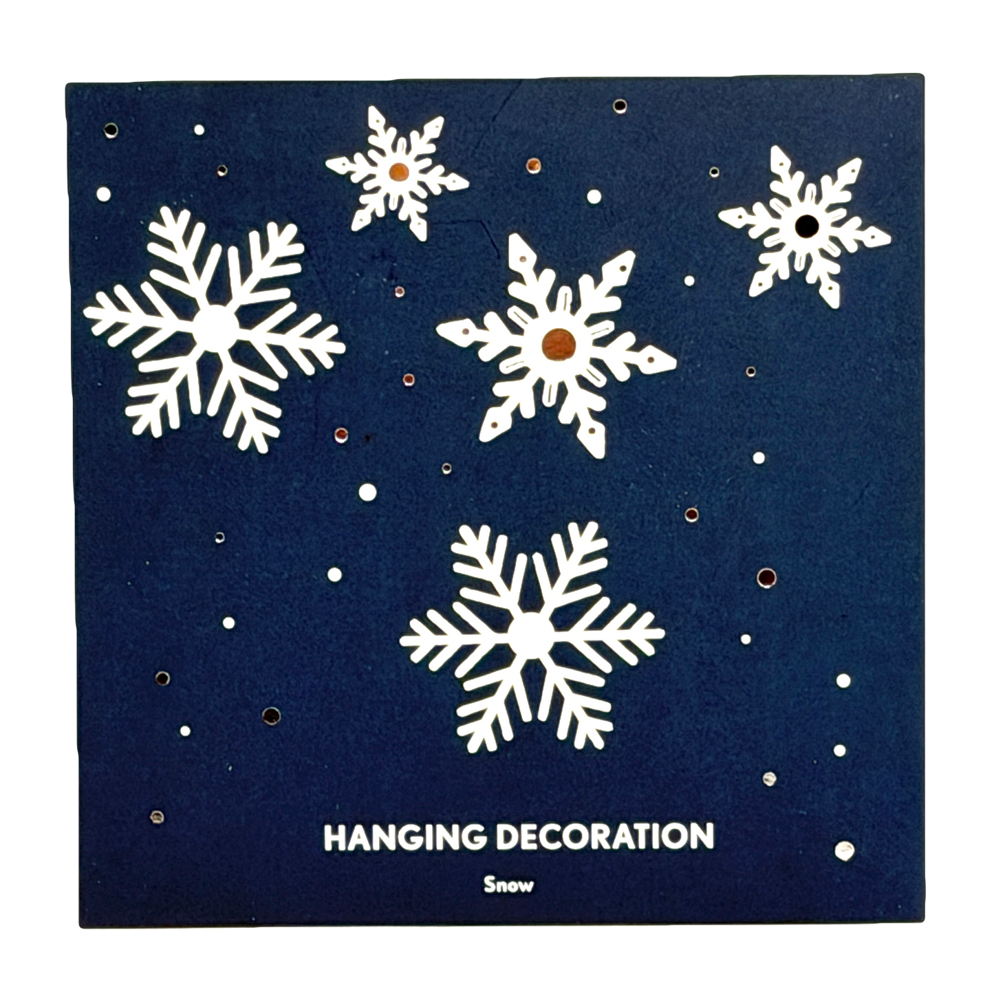 Silver Snow Hanging Decoration