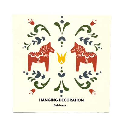 Dala Horse Hanging Decoration