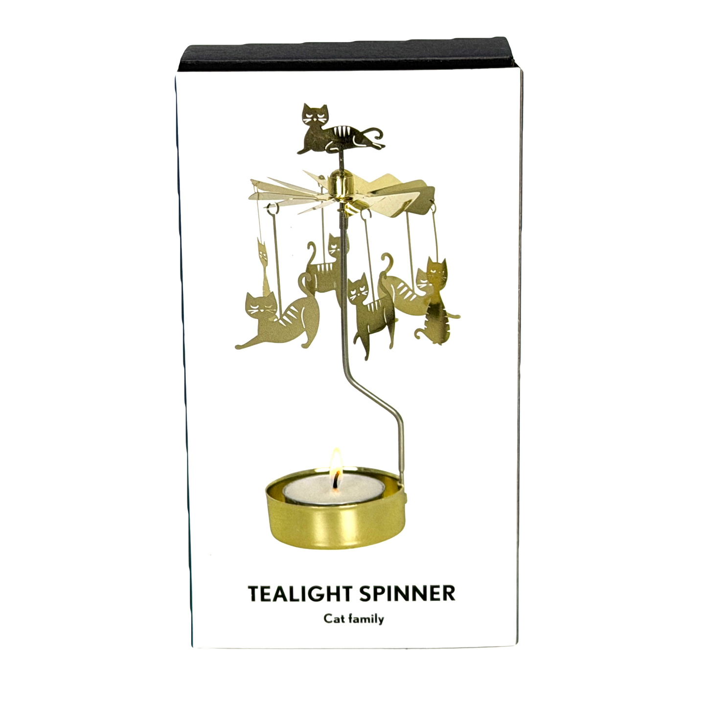 Änglaspel Cat Family Rotary Candle