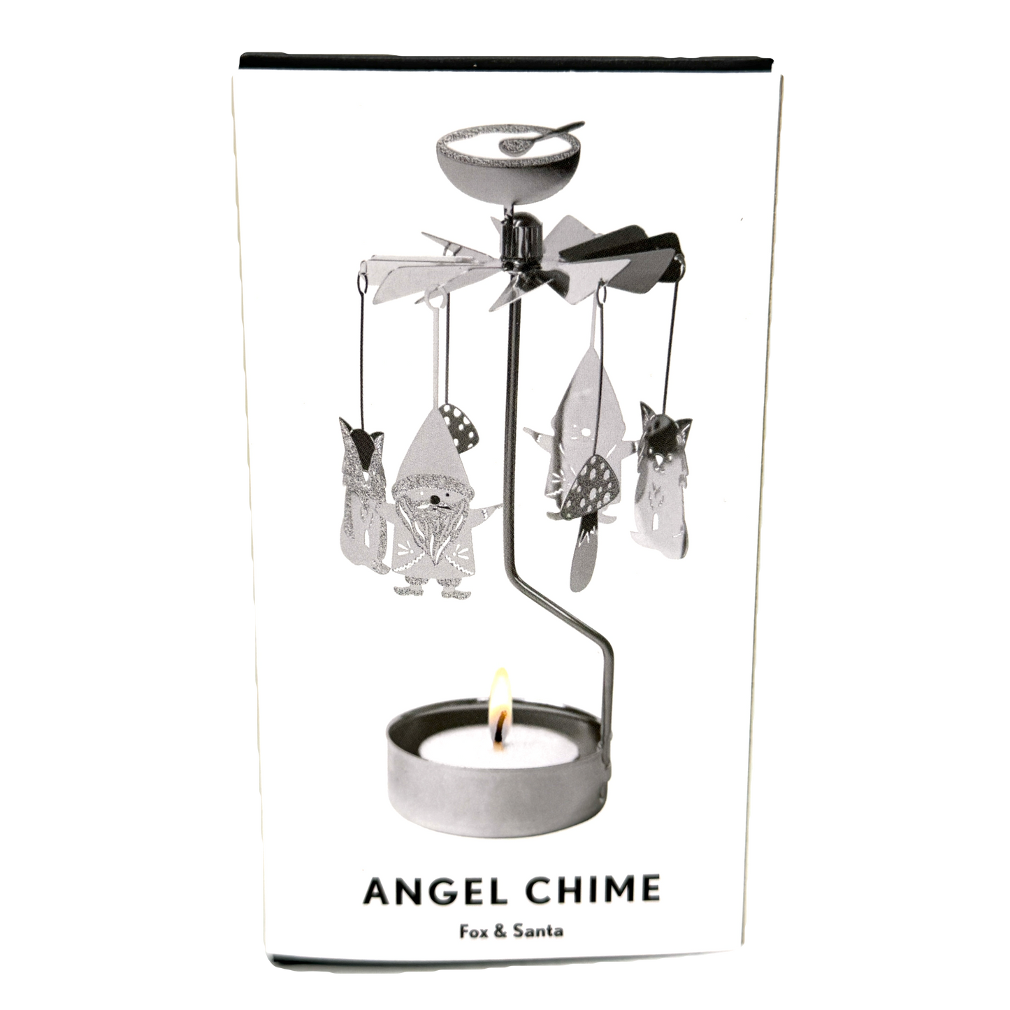 Änglaspel Fox & Santa Rotary Candle