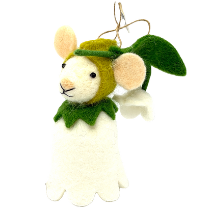 Lilly of the Valley Mouse Ornament
