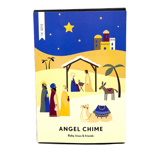 Änglaspel Large Nativity rotary candle holder