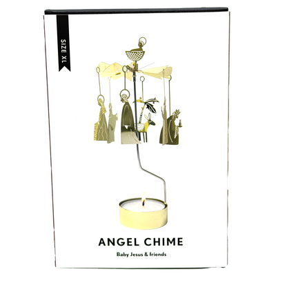 Änglaspel Large Nativity rotary candle holder
