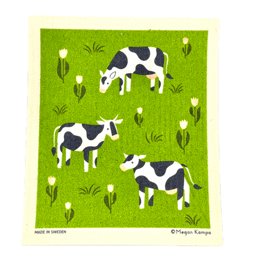 Cows Swedish Dishcloth