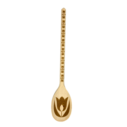 Nordic Tulip Wood Spoon