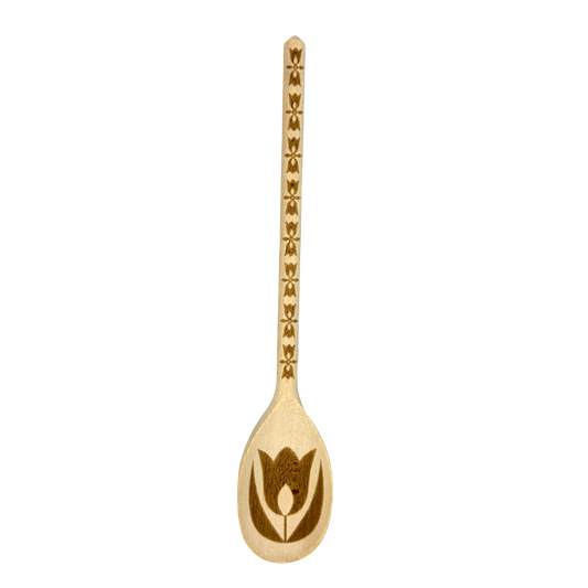 Nordic Tulip Wood Spoon
