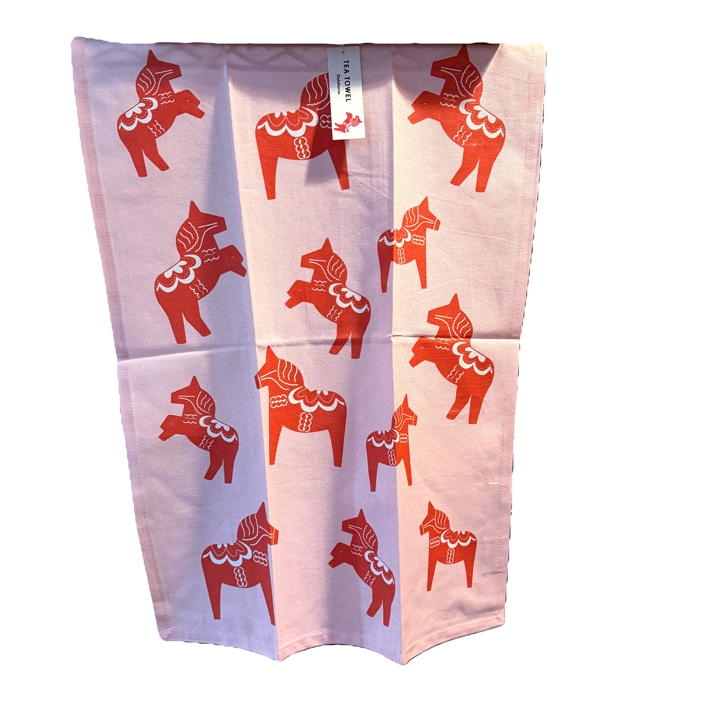 Dalahorse Pink Tea Towel