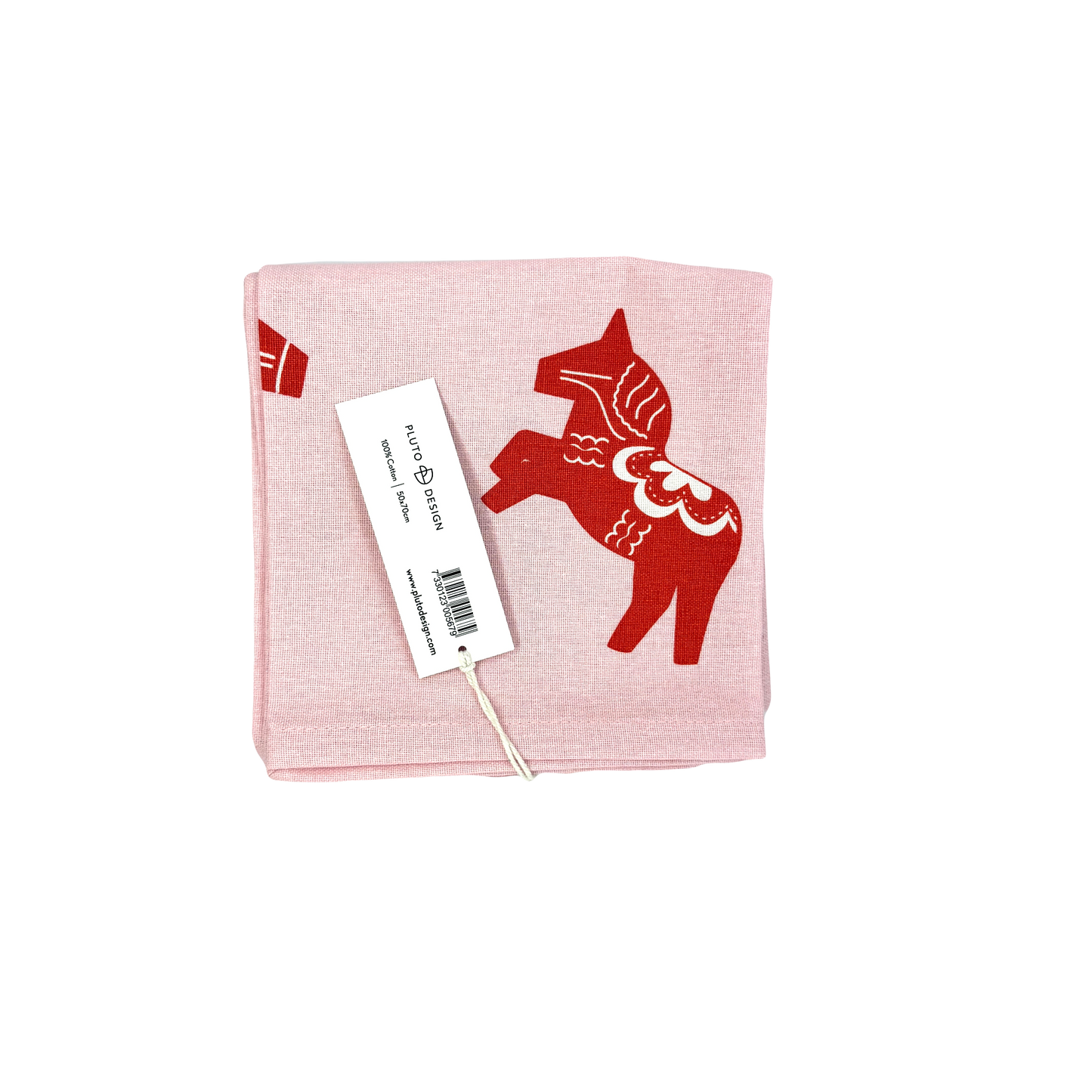 Dalahorse Pink Tea Towel