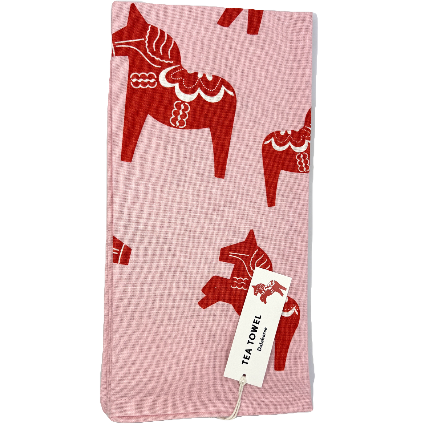 Dalahorse Pink Tea Towel
