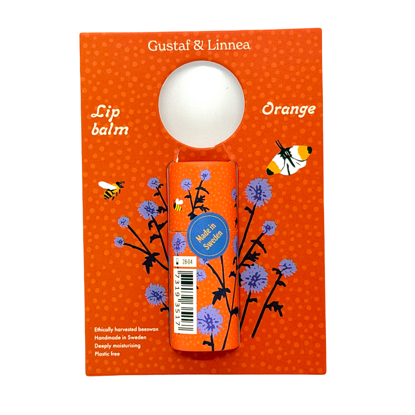 Gustaf & Linnea Orange Lip Balm