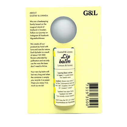 Gustaf & Linnea Lemon Honey Lip Balm