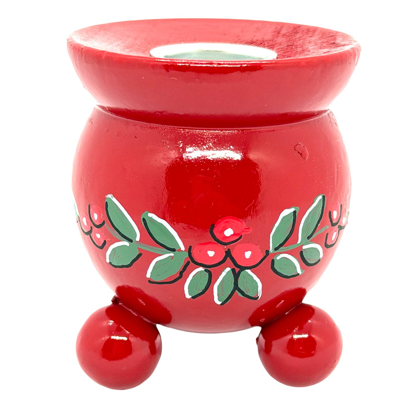 Lingonberry Barrel Votive