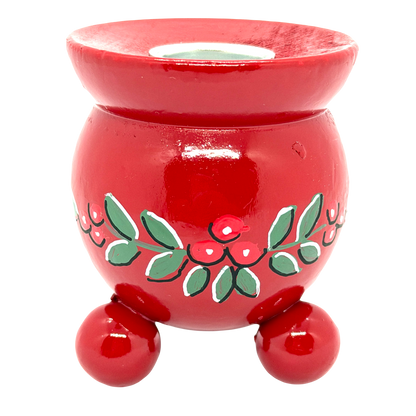 Lingonberry Barrel Votive