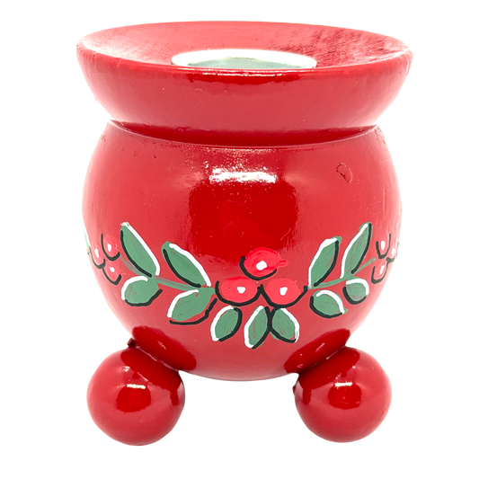 Lingonberry Barrel Votive
