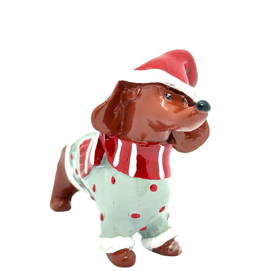 Dusty the Christmas Weiner Dog