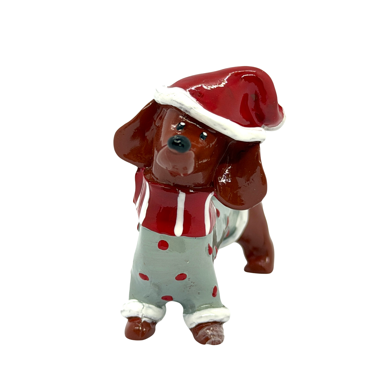 Dusty the Christmas Weiner Dog