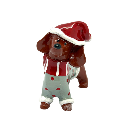 Dusty the Christmas Weiner Dog