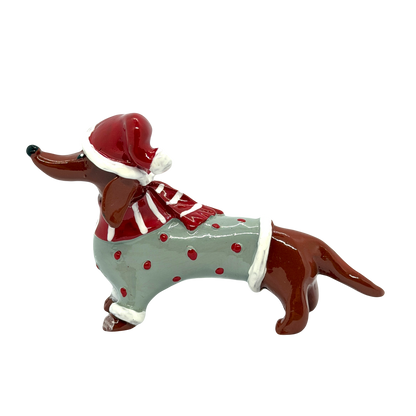Dusty the Christmas Weiner Dog