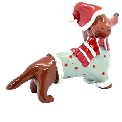 Dusty the Christmas Weiner Dog
