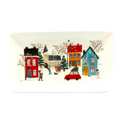 Winter Village Platter