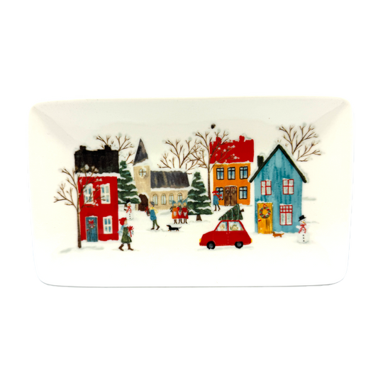 Winter Village Platter