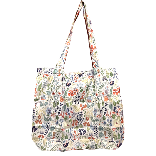 Swedish Floral Shopper Tote