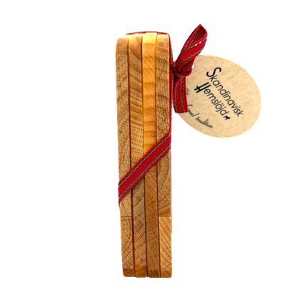 Heart Wood Coaster 4 pack