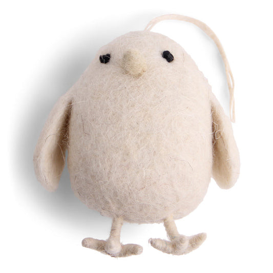 Chubby Chicken Felt Ornament