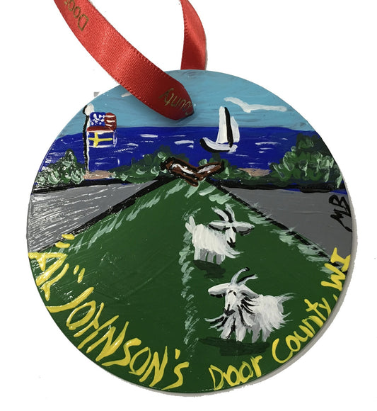Al Johnson's Lake Goat Ornament