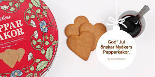 Nyåkers Peppar Kakor  (gingersnap cookies)
